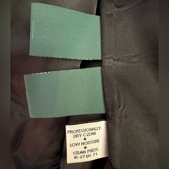 Lauren Ralph Lauren Wool Gray/Black Blazer 100% Lana Wool Woolmark Jacket 8P - Picture 6 of 8